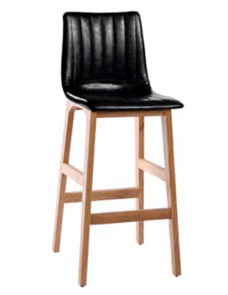 כיסא בר שחור